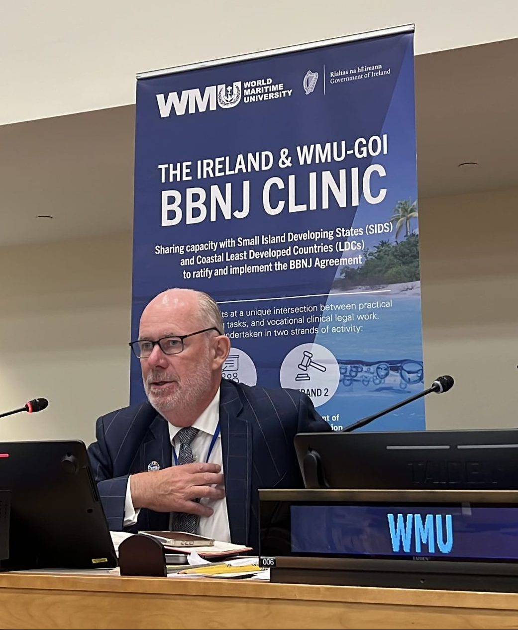 Ronán Long at BBNJ PrepCom II